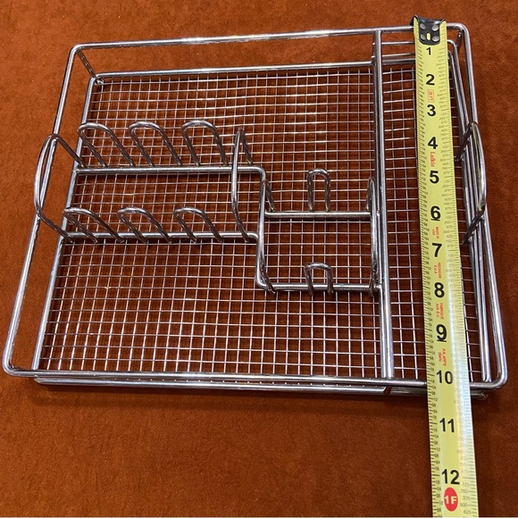 Metal Utensil Organizer Silverware Caddy Napkin Cutlery Cup Plate Holder Camping - Picture 5 of 5